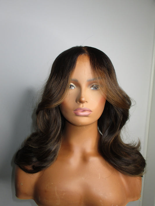 Indian- Highlighted Layered Wig 20"
